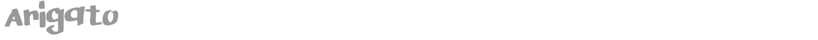 Arigato font preview